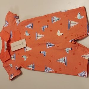 NWT Baby bodysuit sailboats
